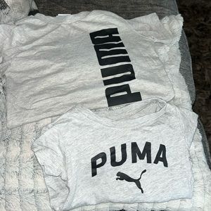 Puma, gray, big brother, little brother, matching set